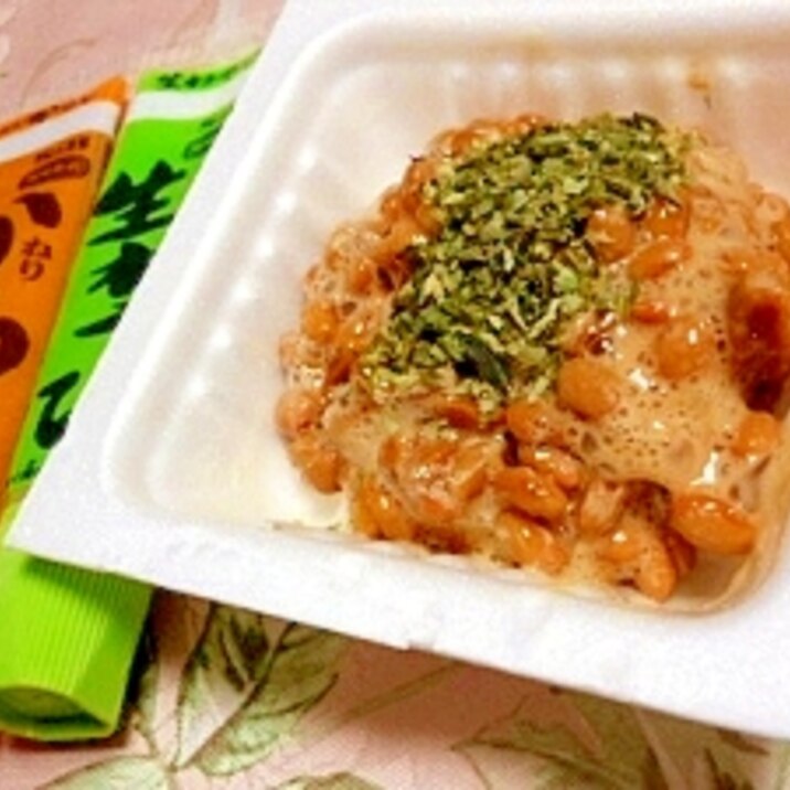 ツーンと美味しい❤ワサビマヨ生姜の納豆❤